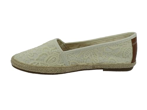 Tom Tailor Damen 5392013 Flacher Slipper, Cream, 38 EU von TOM TAILOR