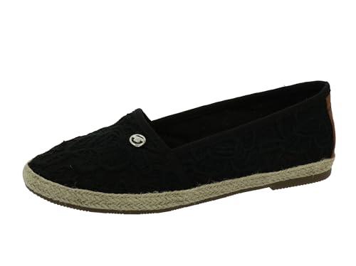 TOM TAILOR Damen 1192013 Flacher Slipper, Schwarz, 39 EU von TOM TAILOR