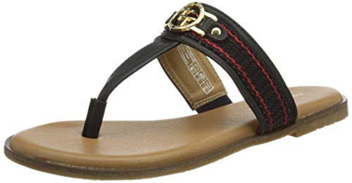 Tom Tailor Damen 1193902 Flache Sandale, Navy, 39 EU von TOM TAILOR