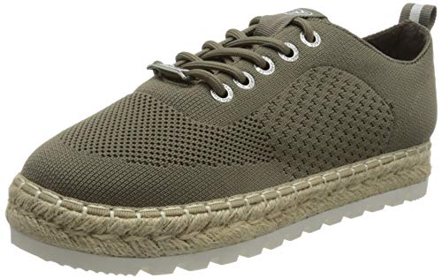 Tom Tailor Damen 3296902 Slipper, Khaki von TOM TAILOR