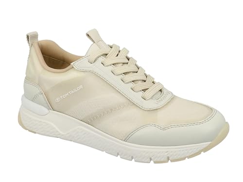 Tom Tailor Damen 3294304 Sneaker, Cream, 38 EU von TOM TAILOR