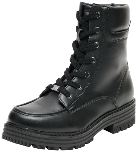 Tom Tailor Damen 4290130023 Mode-Stiefel, Black, 38 EU von TOM TAILOR