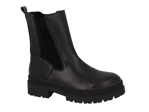 Tom Tailor Damen 4290490010 Stiefelette, Black, 40 EU von TOM TAILOR
