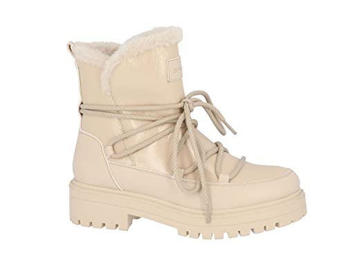 Tom Tailor Damen 4294807 Stiefelette, beige, 40 EU von TOM TAILOR