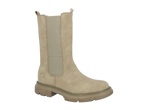 Tom Tailor Damen 4296218 Chelsea-Stiefel, Fango, 38 EU von TOM TAILOR