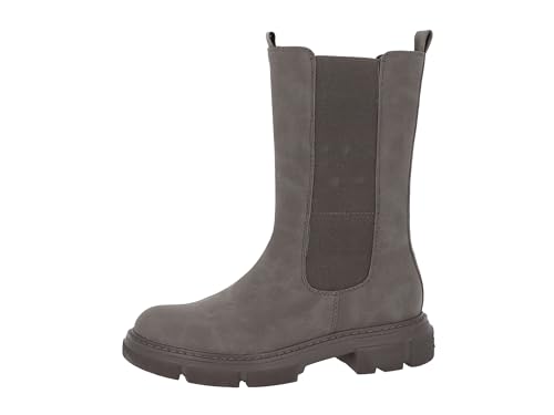 Tom Tailor Damen 4296218 Chelsea-Stiefel, Grey, 37 EU von TOM TAILOR
