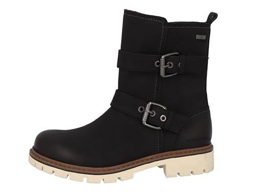 Tom Tailor Damen 4298307 Halblange Stiefel, Black, 39 EU Tom Tailor Damen 4298307 Halblange Stiefel, Black, 39 EU von TOM TAILOR