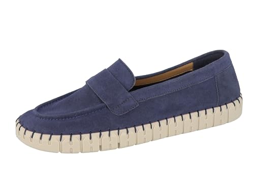 TOM TAILOR Damen 5359604 Flacher Slipper, Navy, 40 EU von TOM TAILOR