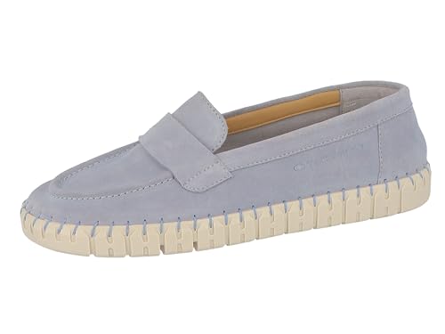 TOM TAILOR Damen 5359604 Flacher Slipper, Sky, 40 EU von TOM TAILOR