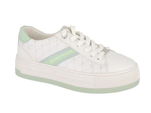 TOM TAILOR Damen 5391304 Sneaker, White Mint, 37 EU TOM TAILOR Damen 5391304 Sneaker, White Mint, 37 EU von TOM TAILOR