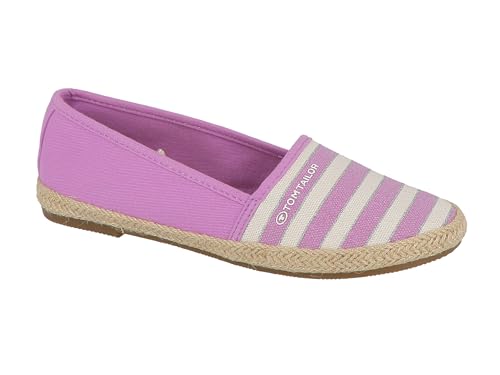 TOM TAILOR Damen 5392001 Flacher Slipper, White Flieder, 38 EU TOM TAILOR Damen 5392001 Flacher Slipper, White Flieder, 38 EU von TOM TAILOR