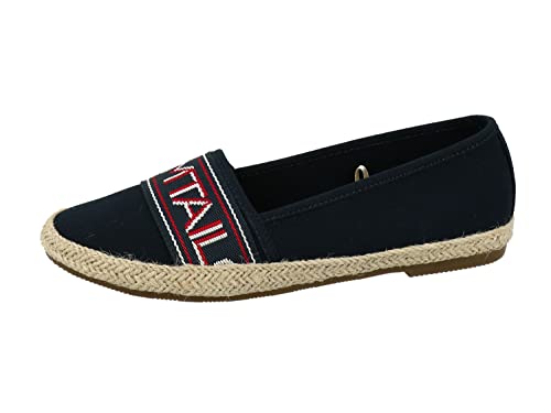 TOM TAILOR Damen 5392006 Flacher Slipper, Navy, 36 EU von TOM TAILOR