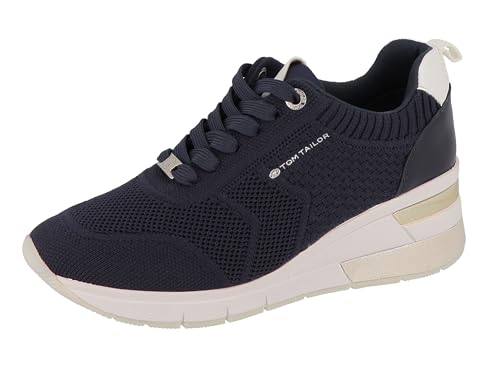 TOM TAILOR Damen 5393808 Sneaker, Navy, 40 EU von TOM TAILOR