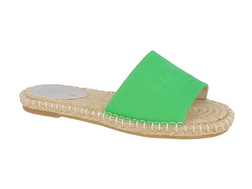 TOM TAILOR Damen 5396203 Flacher Slipper, Grün, 38 EU von TOM TAILOR