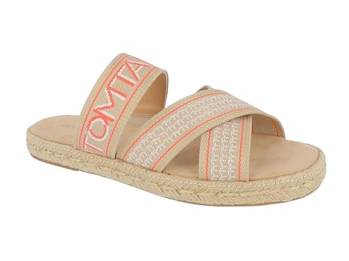 TOM TAILOR Damen 5397804 Flacher Slipper, Sand Salmon, 39 EU von TOM TAILOR