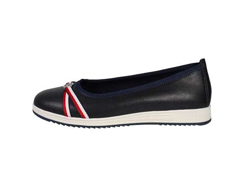 TOM TAILOR Damen 5398601 Ballerinas, Navy, 36 EU von TOM TAILOR