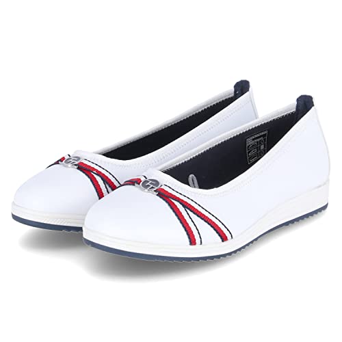 TOM TAILOR Damen 5398601 Ballerinas, Weiß, 42 EU TOM TAILOR Damen 5398601 Ballerinas, Weiß, 42 EU von TOM TAILOR