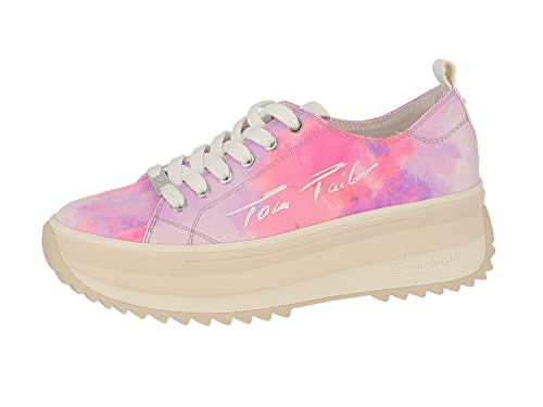 TOM TAILOR Damen 5399103 Sneaker, Pink Multi, 40 EU von TOM TAILOR