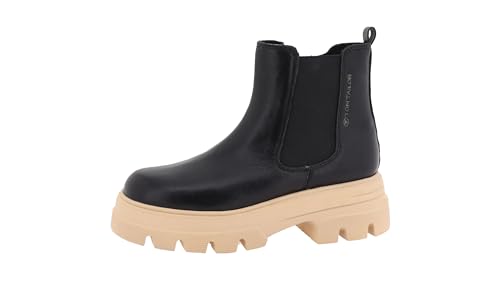 Tom Tailor Damen 6390870006 Stiefelette, Black-beige, 39 EU Tom Tailor Damen 6390870006 Stiefelette, Black-beige, 39 EU von TOM TAILOR