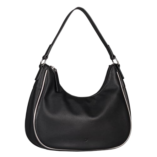 TOM TAILOR Denim Alessa Damen Umhängetasche Crossbody Bag Mittelgroß Schwarz von TOM TAILOR Denim