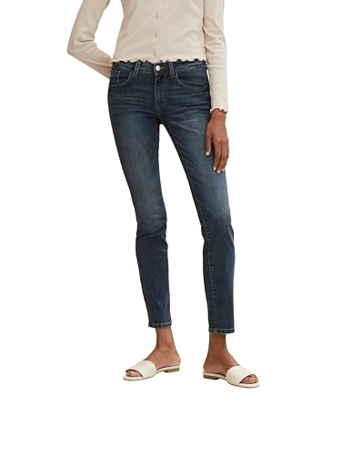 TOM TAILOR Damen Alexa Skinny Jeans, 10282 - Dark Stone Wash Denim, 33W / 30L von TOM TAILOR