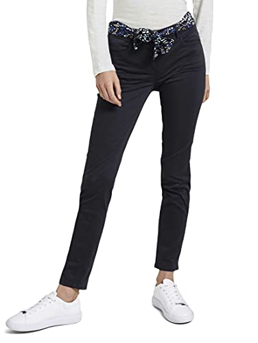 TOM TAILOR Damen Alexa Skinny Jeans, 14482-Deep Black, 36W / 32L von TOM TAILOR