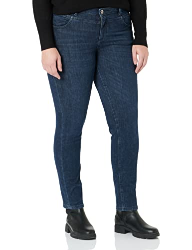 TOM TAILOR Damen Alexa Skinny Jeans 1032663, 10114 - Clean Dark Stone Blue Denim, 34W / 32L von TOM TAILOR