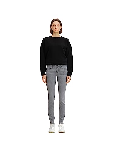 TOM TAILOR Damen Alexa Skinny Jeans 1032663, 10214 - Clean Dark Stone Grey Denim, 25W / 32L von TOM TAILOR