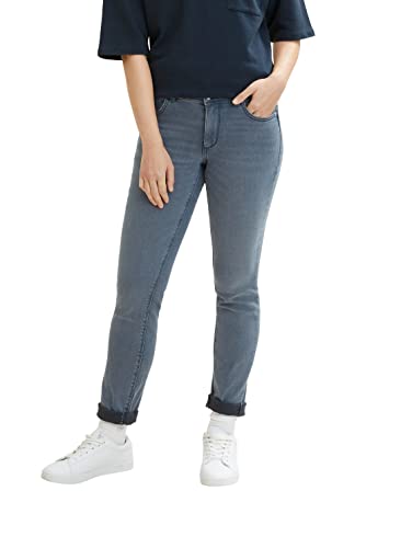 TOM TAILOR Damen Alexa Skinny Jeans 1034217, 10162 - Mid Stone Blue Grey Denim, 27W / 32L von TOM TAILOR