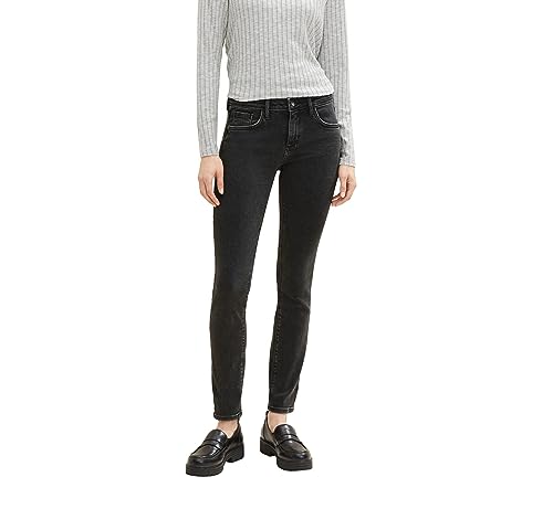 TOM TAILOR Damen Alexa Skinny Jeans 1035727, 10214 - Clean Dark Stone Grey Denim, 27W / 30L von TOM TAILOR