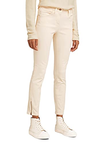 TOM TAILOR Damen Alexa Skinny Jeans mit Reißverschlüssen 1027069, 27469 - Smooth Light Sand, 40W / 30L TOM TAILOR Damen Alexa Skinny Jeans mit Reißverschlüssen 1027069, 27469 - Smooth Light Sand, 40W / 30L von TOM TAILOR