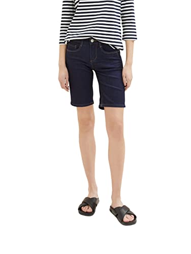 TOM TAILOR Damen Alexa Slim Bermuda Jeans Shorts von TOM TAILOR