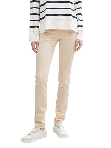 TOM TAILOR Damen 1021692 Hose, 29517-Sand Stone Beige, 34W / 32L von TOM TAILOR
