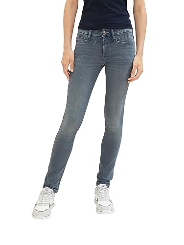 TOM TAILOR Damen Alexa Slim Jeans, mid stone blue grey denim, 34/32 von TOM TAILOR