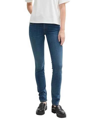 TOM TAILOR Damen Alexa Slim Jeans,10283 - Stone wash Denim, 32/32 von TOM TAILOR