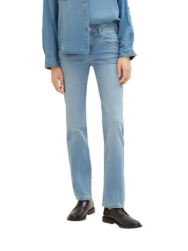 TOM TAILOR Damen Alexa Straight Jeans, 10280 - Light Stone Wash Denim, 26/32 von TOM TAILOR