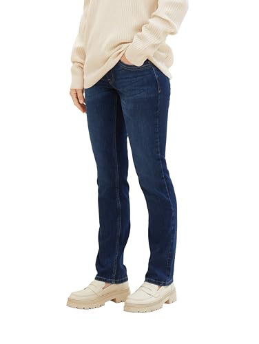 TOM TAILOR Damen Alexa Straight Jeans, 10282 - Dark Stone Wash Denim, 25/30 von TOM TAILOR