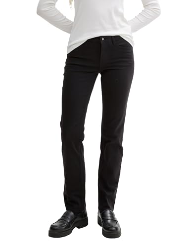 TOM TAILOR Alexa Straight Jeans, mid Stone wash Denim, 27/30 von TOM TAILOR