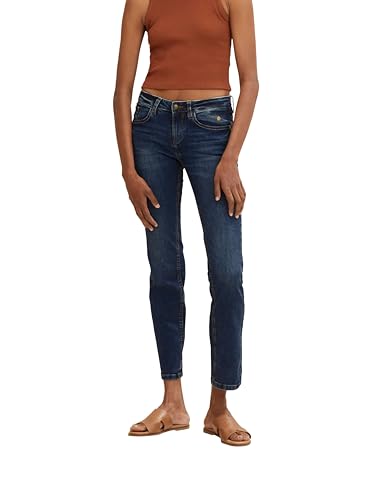 TOM TAILOR Damen Alexa Straight Jeans, 10281 - Mid Stone Wash Denim, 28W / 34L von TOM TAILOR