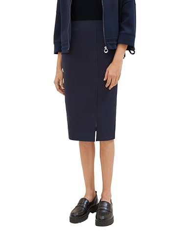 TOM TAILOR Damen Basic Jersey Rock, 10668 - Sky Captain Blue, 38 von TOM TAILOR