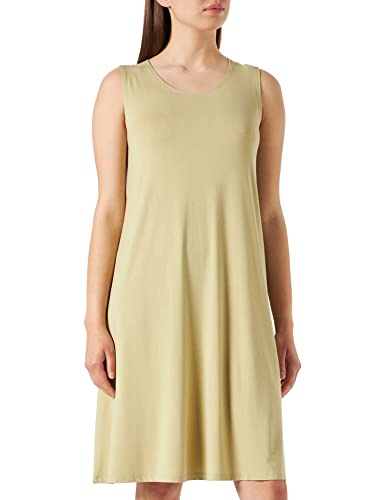 TOM TAILOR Damen Basic Kleid 1032209, 28725 - Light Moderate Olive, 38 von TOM TAILOR