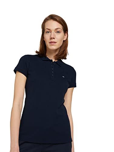 TOM TAILOR Damen Basic Piqué Poloshirt 1032094, 10668 - Sky Captain Blue, XXS TOM TAILOR Damen Basic Piqué Poloshirt 1032094, 10668 - Sky Captain Blue, XXS von TOM TAILOR