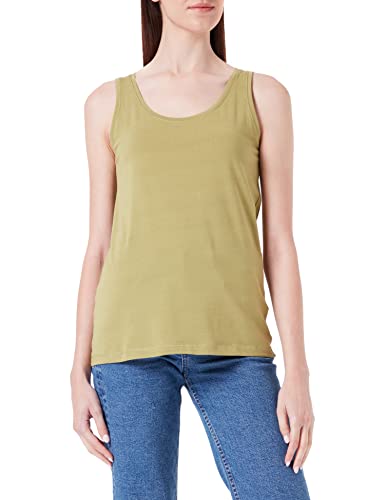 TOM TAILOR Damen 1030453 Basic Top, 28723 - Moderate Olive, M von TOM TAILOR