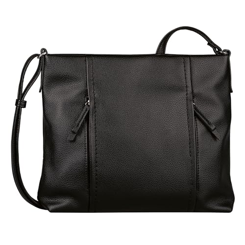TOM TAILOR Beca Damen Hobo Bag Schultertasche Mittelgroß Schwarz von TOM TAILOR