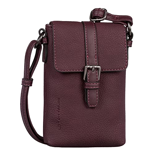 TOM TAILOR bags Becky Damen Handytasche Umhängetasche Mittelgroß Lila von TOM TAILOR