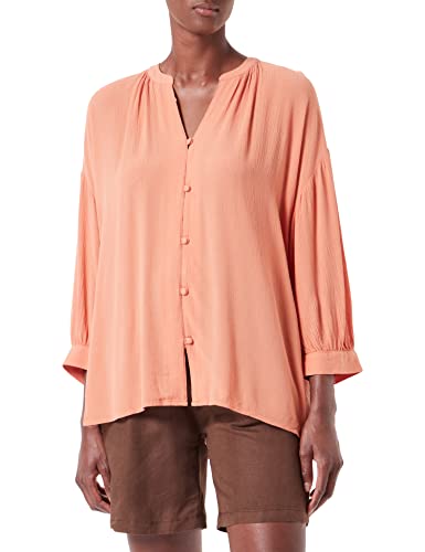 TOM TAILOR Damen Bluse mit 3/4 Arm 1031262, 29519 - Cantaloupe Orange, 32 von TOM TAILOR