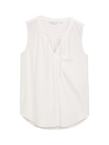 TOM TAILOR Damen 1047205 Bluse, 10315-Whisper White, 38 von TOM TAILOR