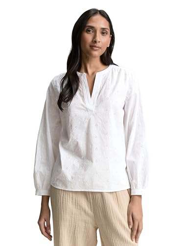 TOM TAILOR Damen 1046199 Bluse, 20000-White, 34 von TOM TAILOR