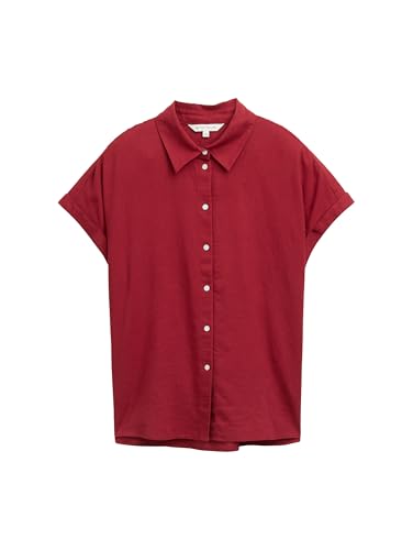 TOM TAILOR Damen 1046207 Bluse, 23853-Burnt Russet, 38 von TOM TAILOR