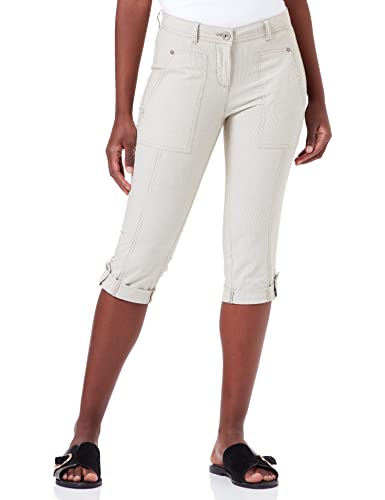 TOM TAILOR Damen Capri Hose 1030782, 29372 - Green Thin Stripes, 34 TOM TAILOR Damen Capri Hose 1030782, 29372 - Green Thin Stripes, 34 von TOM TAILOR